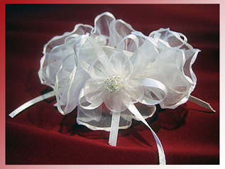 Kerzenschmuck f&uuml;r Taufkerzen