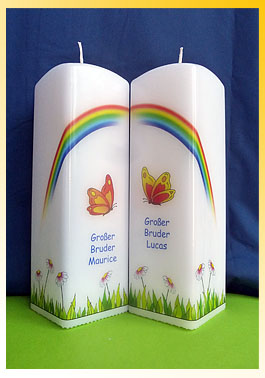 Patenkerze oder Geschwisterkerze(n)